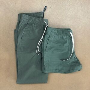 Like New Vuori Ripstop Pants and Shorts bundle (Small)